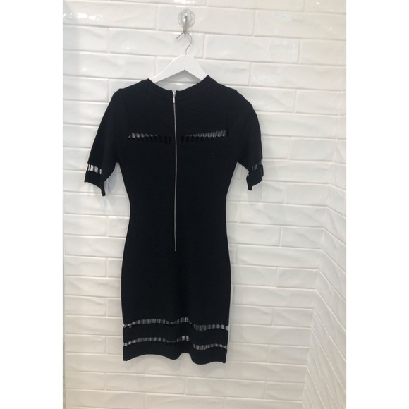 J.o.a. Short sleeve cutout Dress in Black - Picture 7 of 11